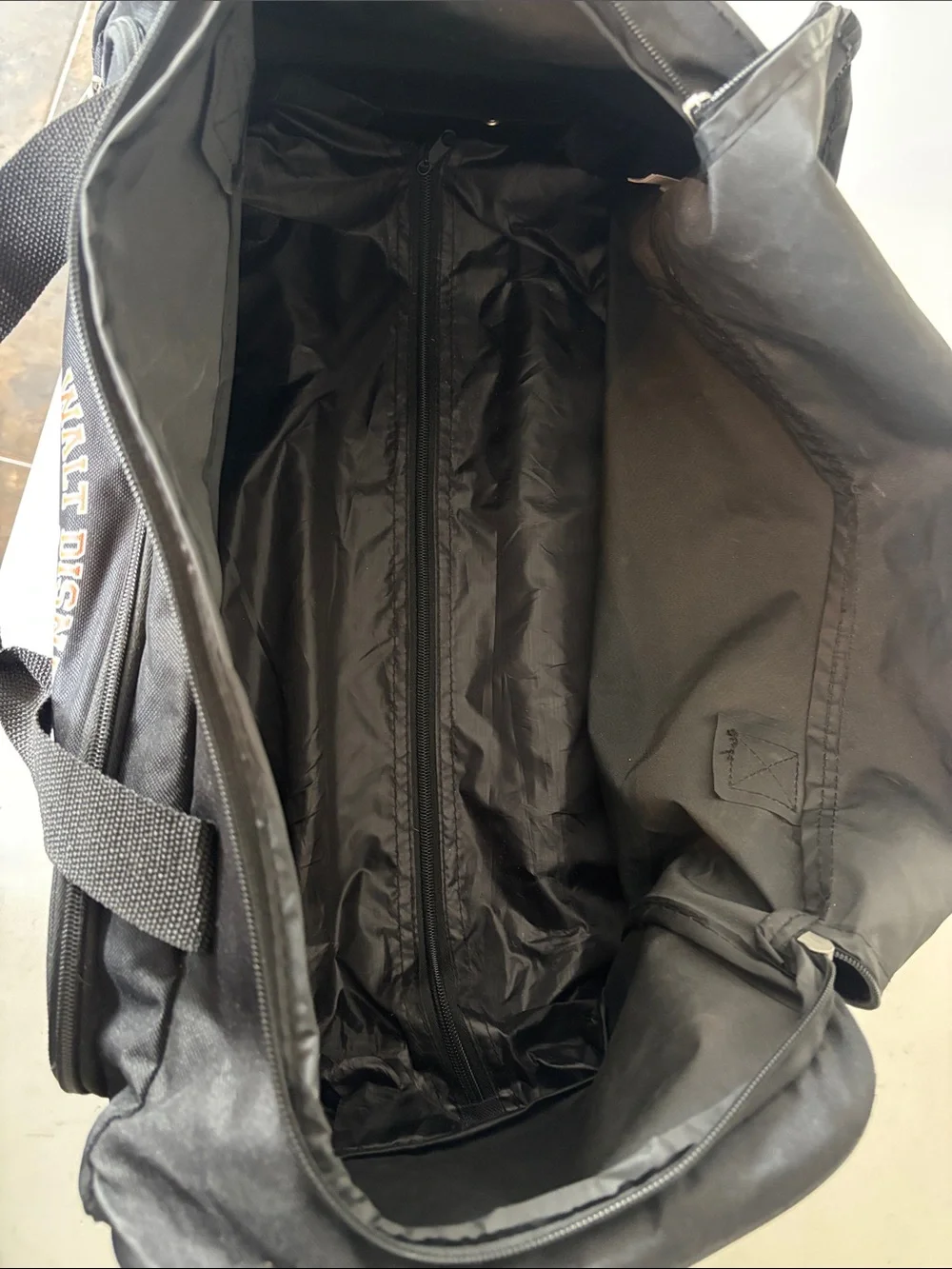 Disney Black Walt Disney World Duffel Bag with Logo 1971